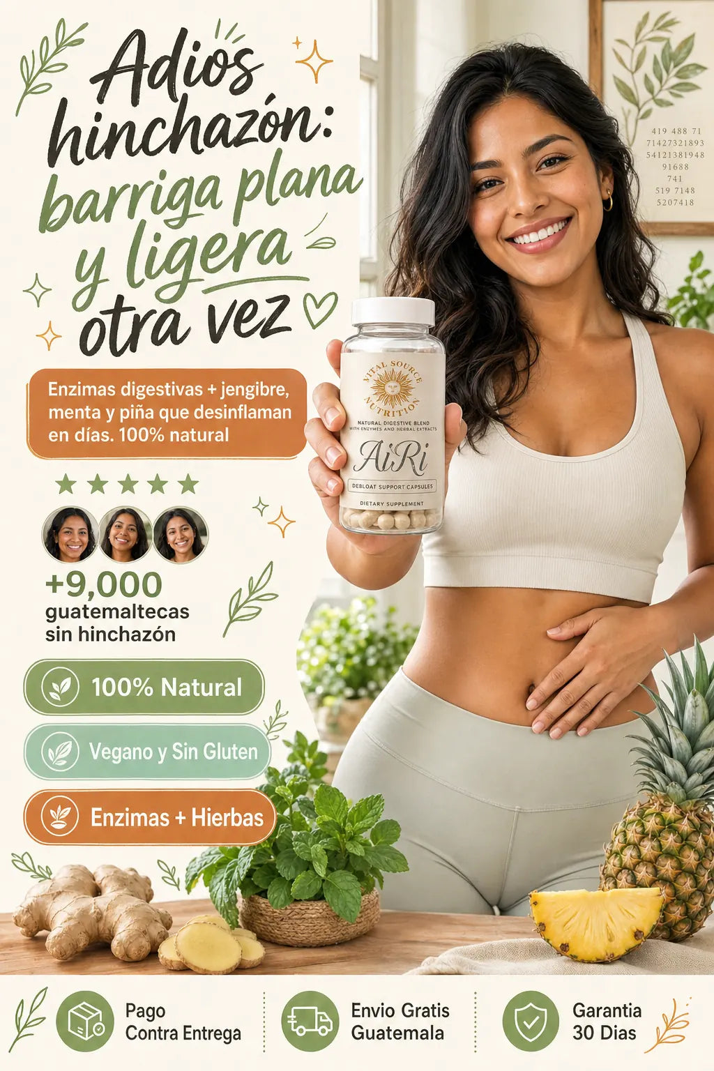 AiRi – Adiós Hinchazón, Barriga Plana y Ligera