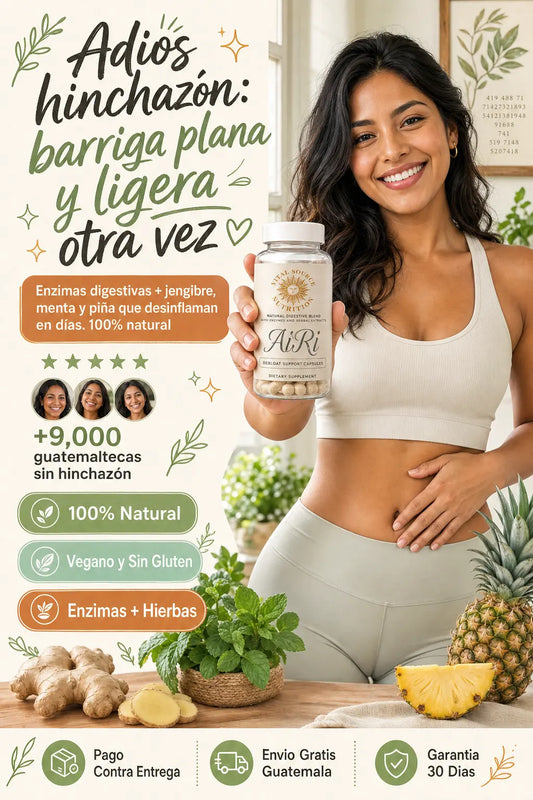 AiRi – Adiós Hinchazón, Barriga Plana y Ligera