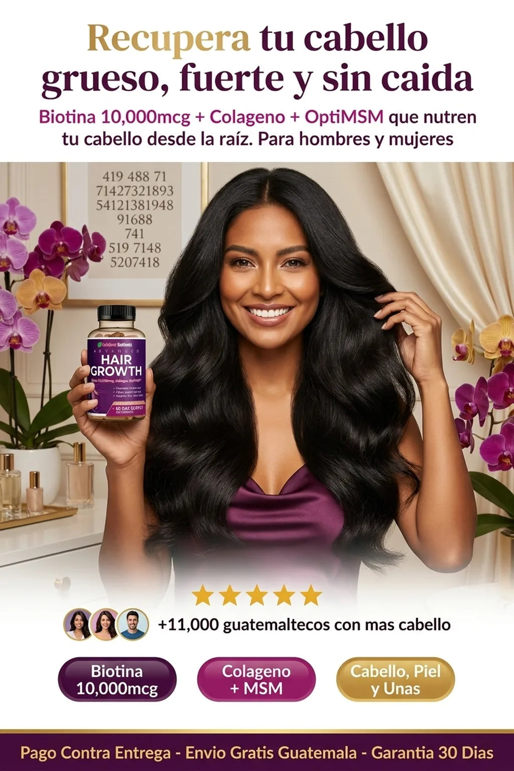 Advanced Hair Growth – Cabello Grueso, Fuerte y Sin Caída