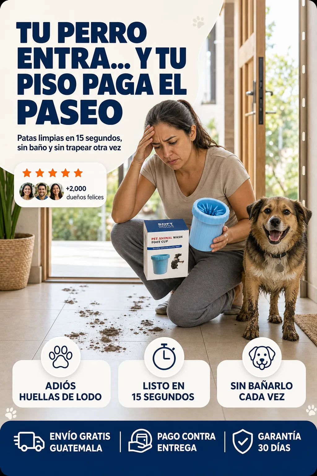 PatiClean™ — Lava Patitas para Perros y Gatos