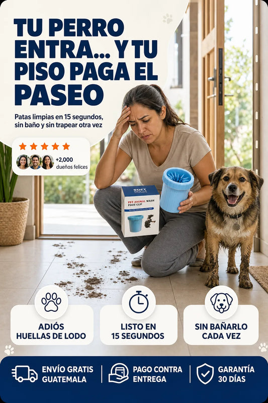 PatiClean™ — Lava Patitas para Perros y Gatos