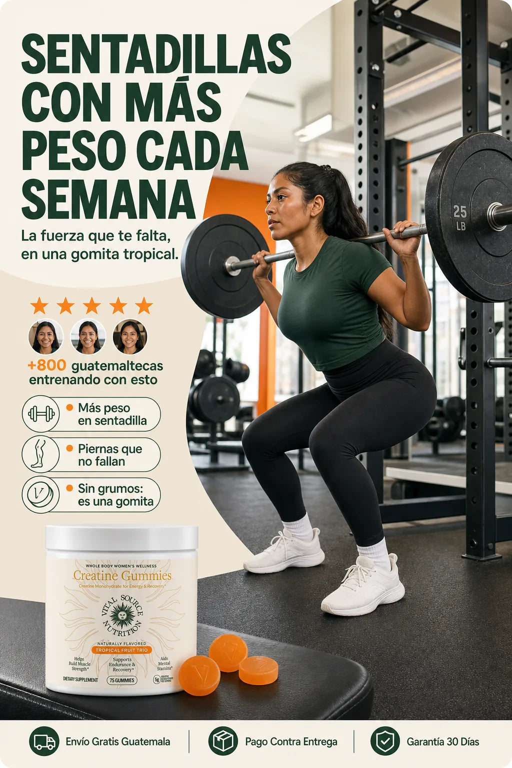 Vital Source™ — Creatina en Gomitas Tropicales