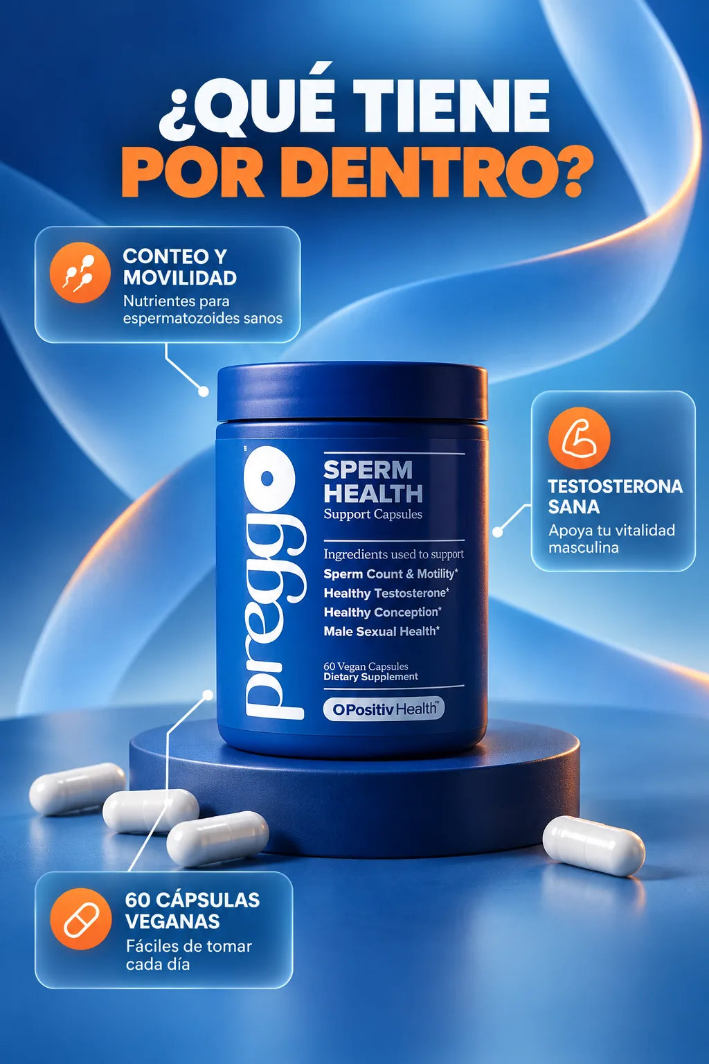 Preggo™ — Vitaminas de Fertilidad para Él