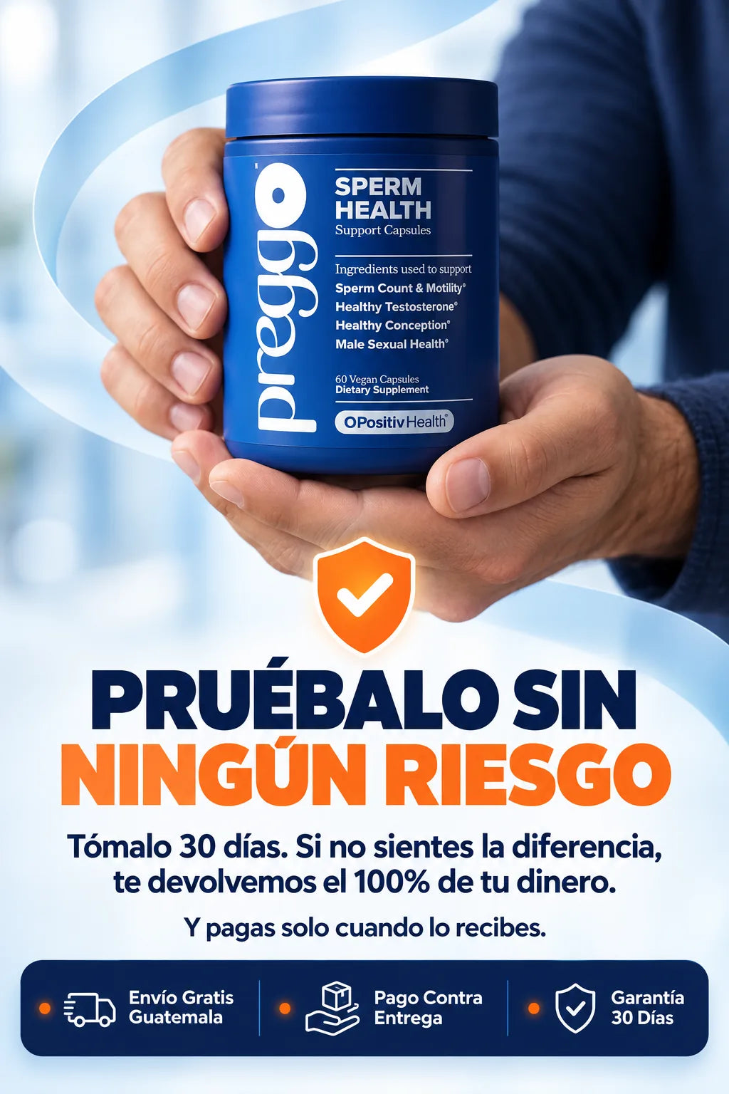 Preggo™ — Vitaminas de Fertilidad para Él
