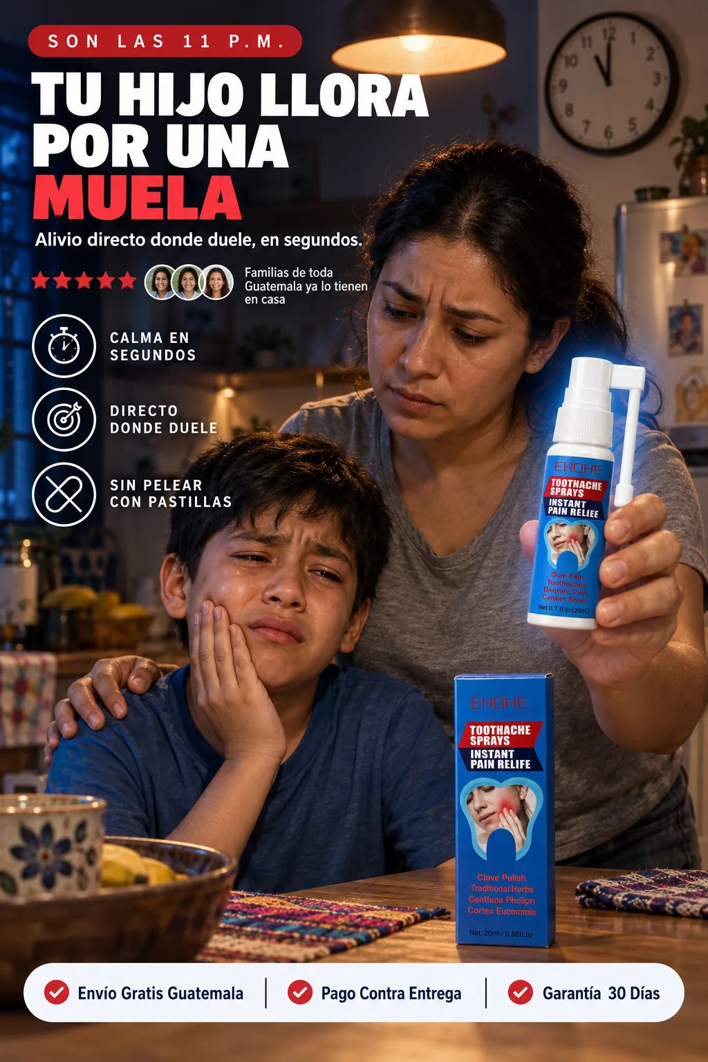 EHOHE spray para el dolor de muela
