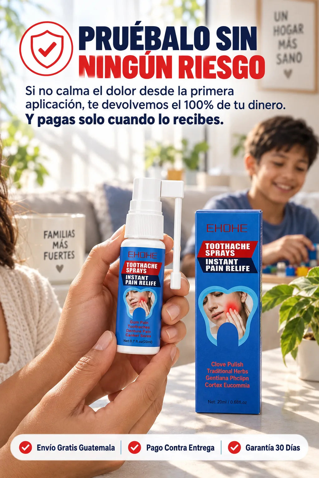 EHOHE™ — Alivio Directo para el Dolor de Muela