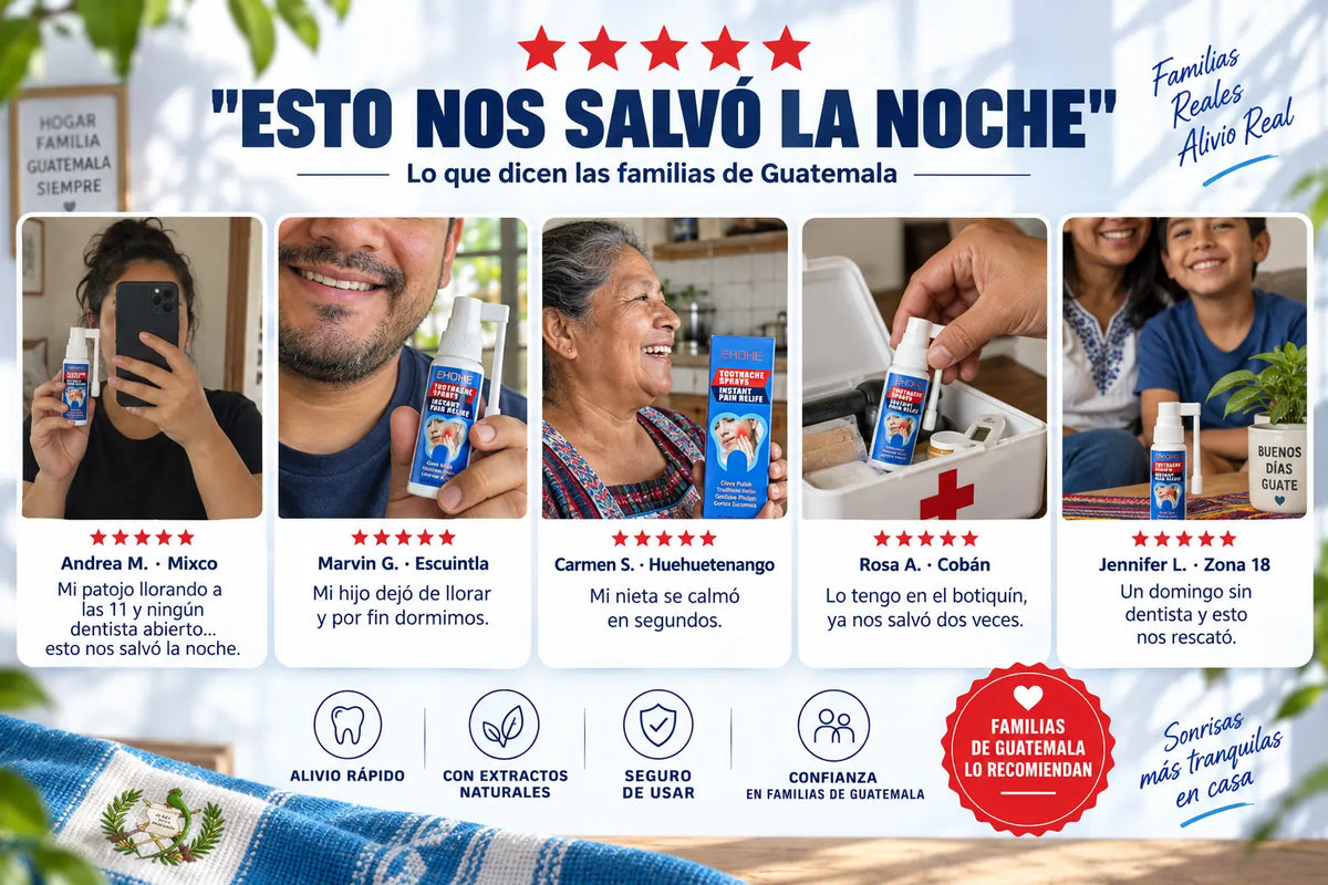 EHOHE™ — Alivio Directo para el Dolor de Muela